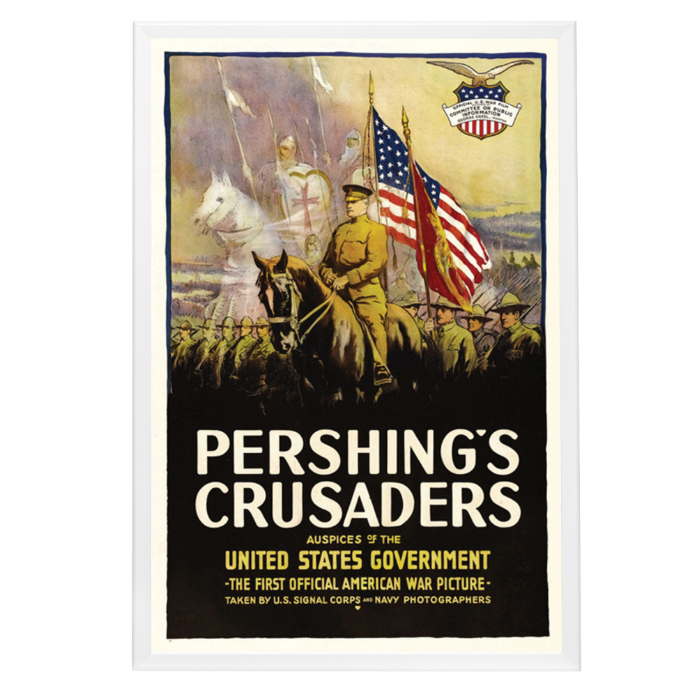 "Pershing's Crusaders" (1918) Framed Movie Poster
