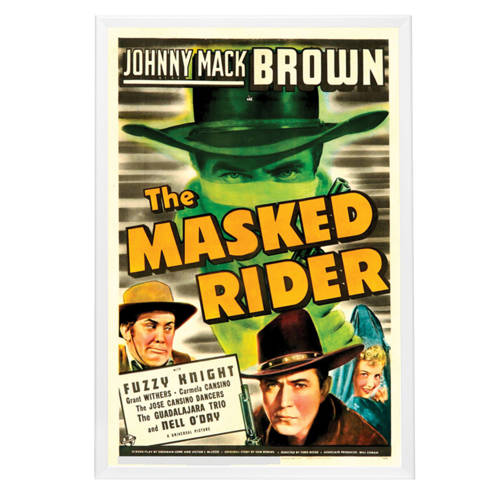 "Masked Rider" (1941) Framed Movie Poster