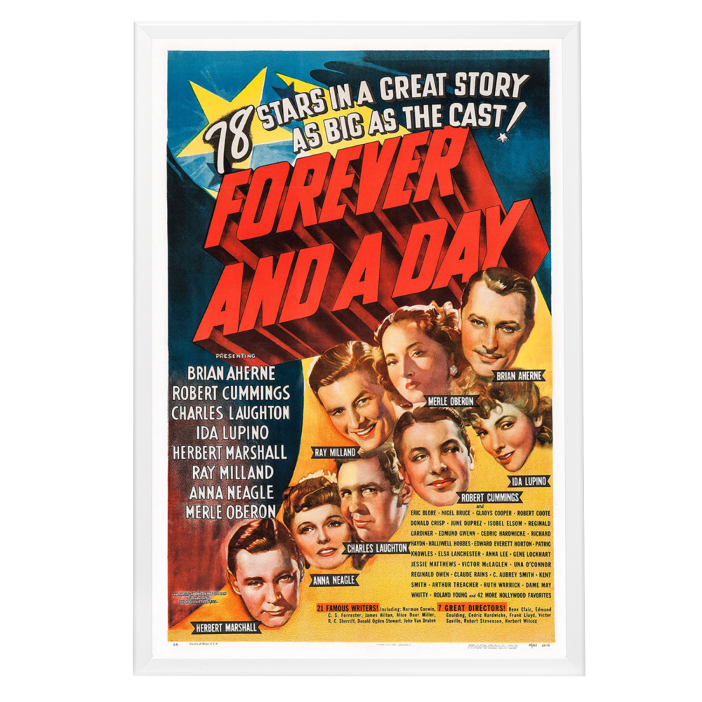 "Forever And A Day" (1943) Framed Movie Poster