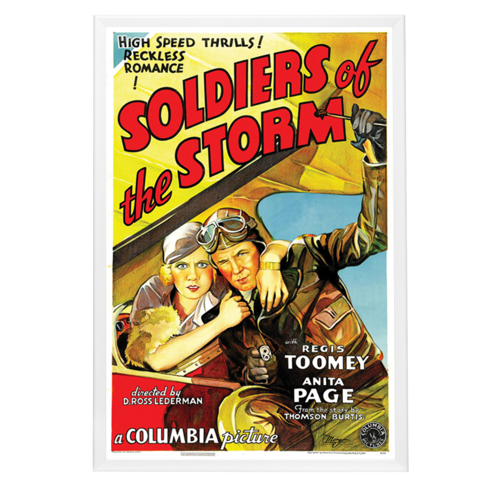 "Soldiers Of The Storm" (1933) Framed Movie Poster