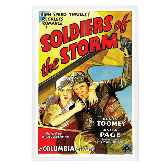 "Soldiers Of The Storm" (1933) Framed Movie Poster