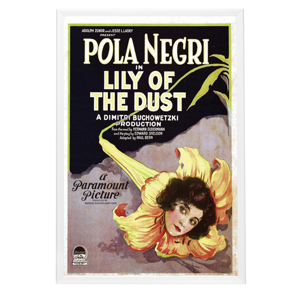 "Lily Of The Dust" (1924) Framed Movie Poster