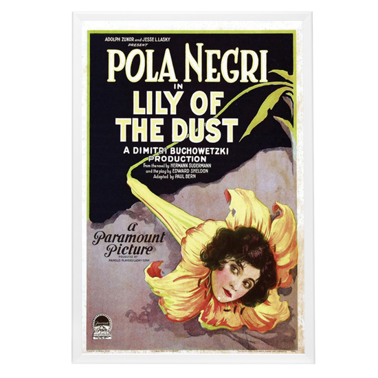 "Lily Of The Dust" (1924) Framed Movie Poster