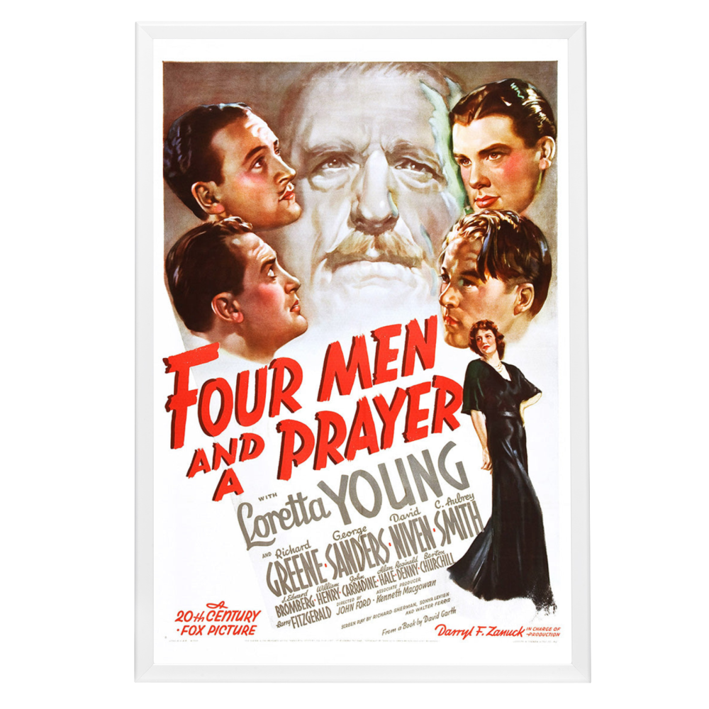 "Four Men And A Prayer" (1938) Framed Movie Poster