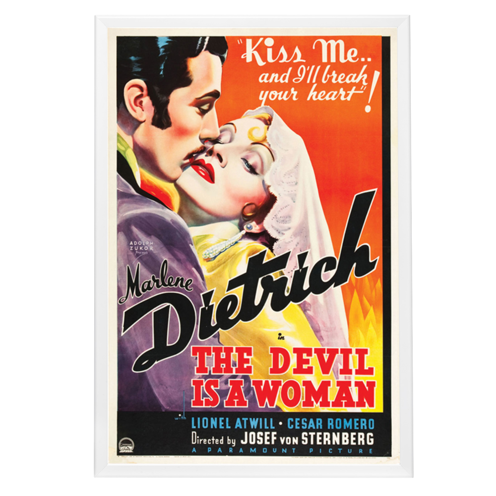 "Devil Is A Woman" (1935) Framed Movie Poster