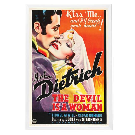 "Devil Is A Woman" (1935) Framed Movie Poster