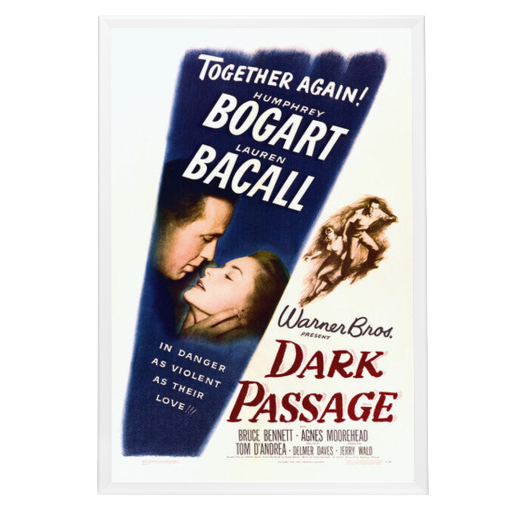 "Dark Passage" (1947) Framed Movie Poster