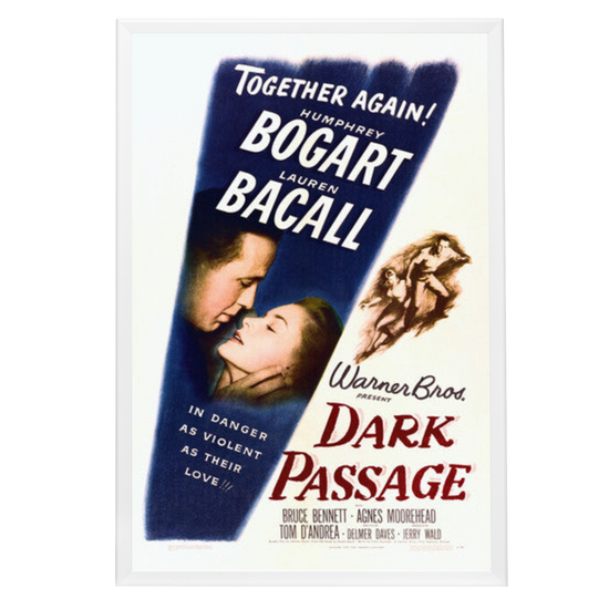 "Dark Passage" (1947) Framed Movie Poster