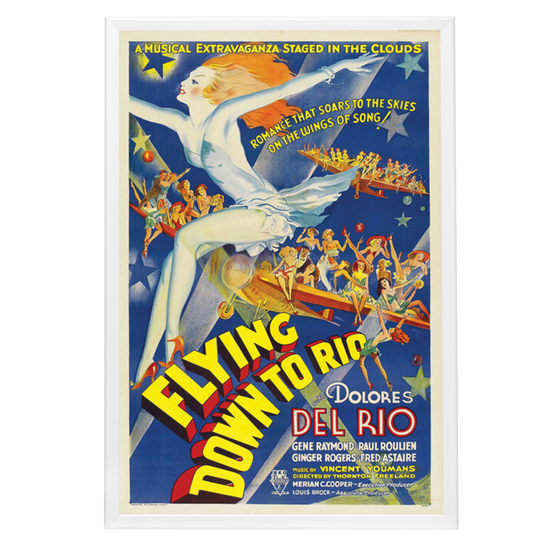 "Flying Down To Rio" (1933) Framed Movie Poster