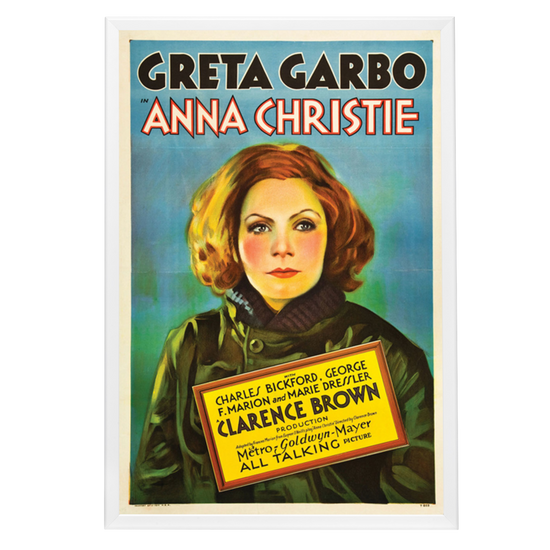 "Anna Christie" (1930) Framed Movie Poster