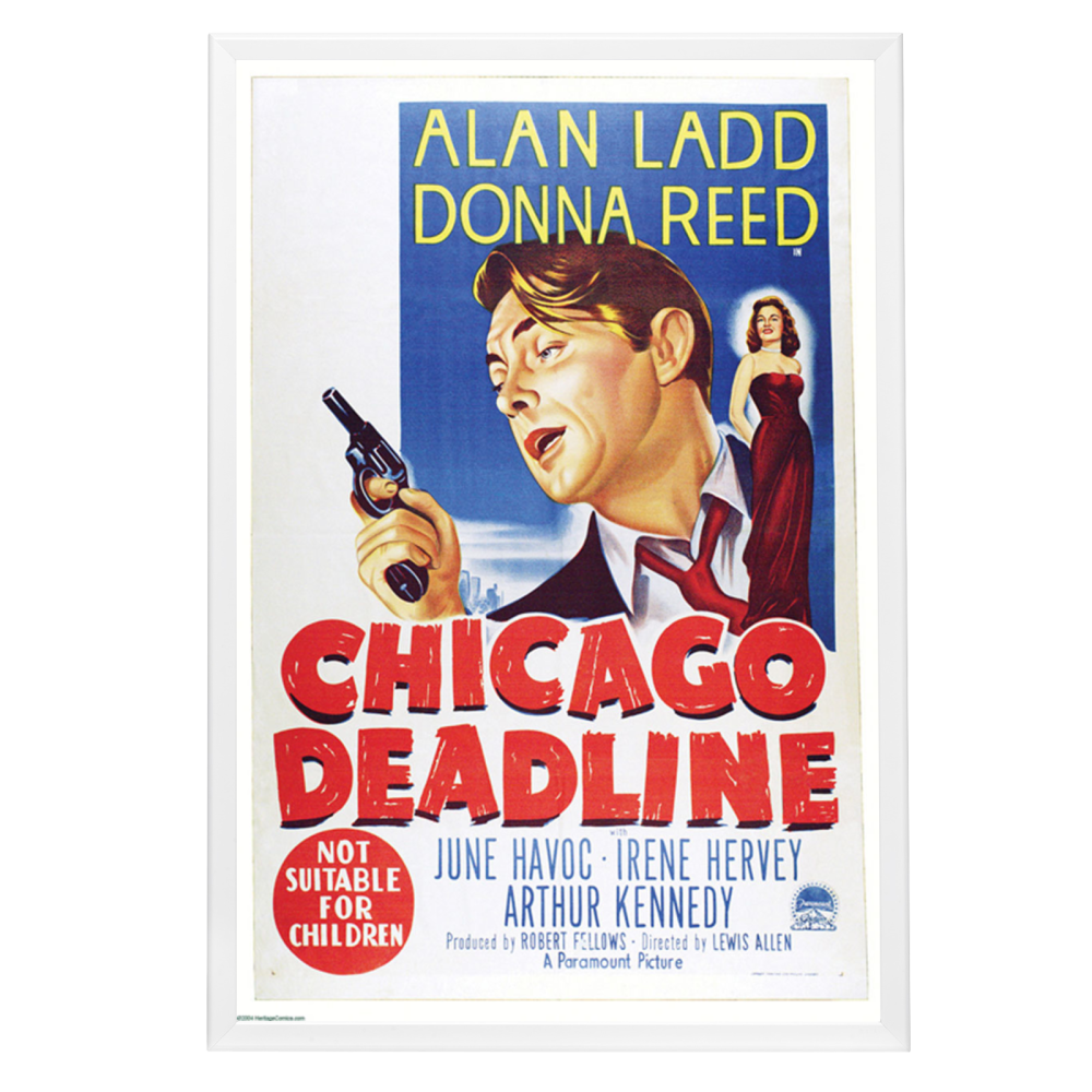 "Chicago Deadline" (1949) Framed Movie Poster