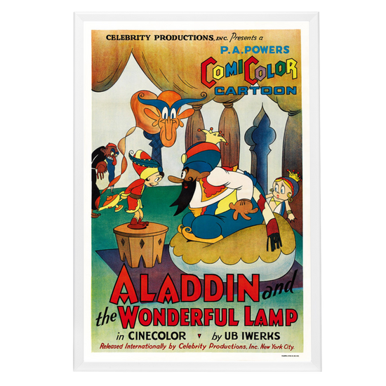 "Aladdin And The Wonderful Lamp" (1934) Framed Movie Poster