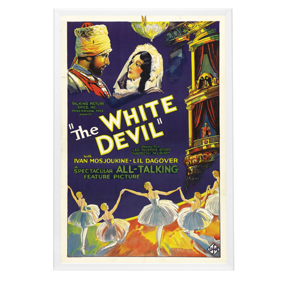 "White Devil" (1930) Framed Movie Poster