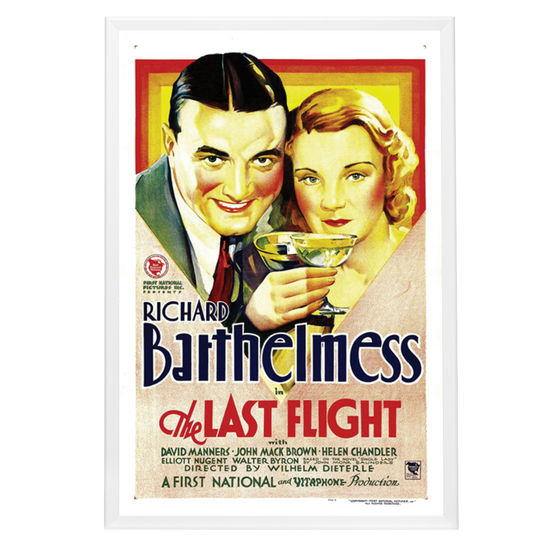 "Last Flight" (1931) Framed Movie Poster