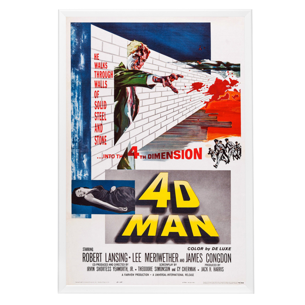 "4D Man" (1959) Framed Movie Poster