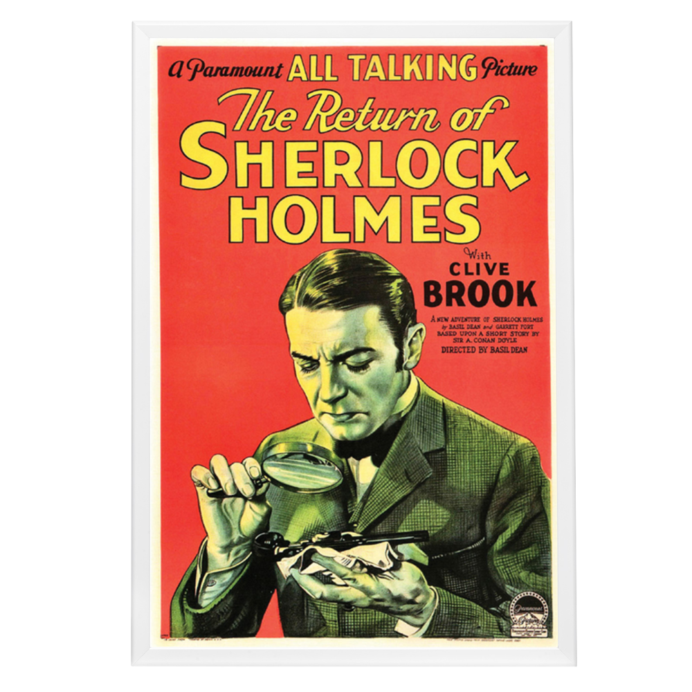 "Return Of Sherlock Holmes" (1929) Framed Movie Poster