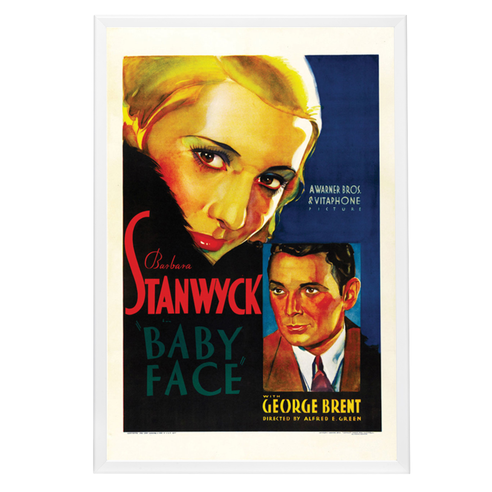 "Baby Face" (1933) Framed Movie Poster