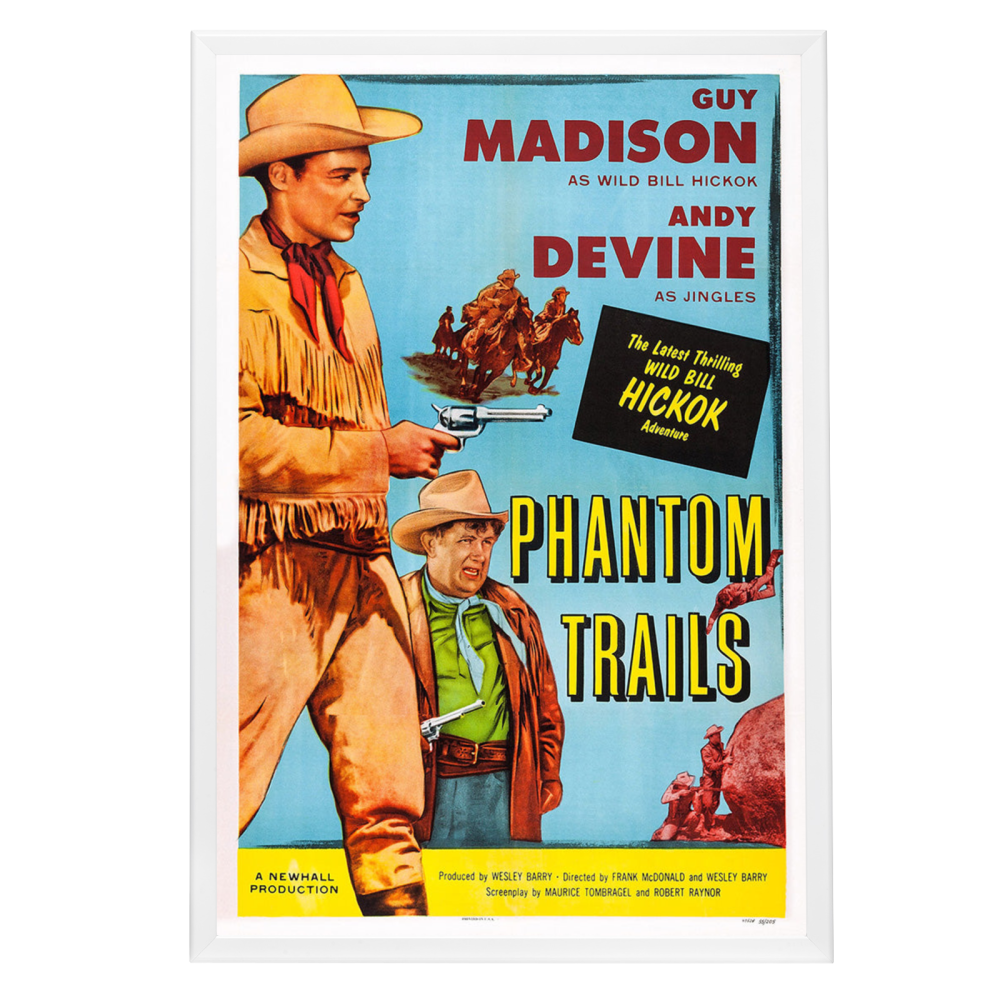 "Phantom Trails" (1955) Framed Movie Poster