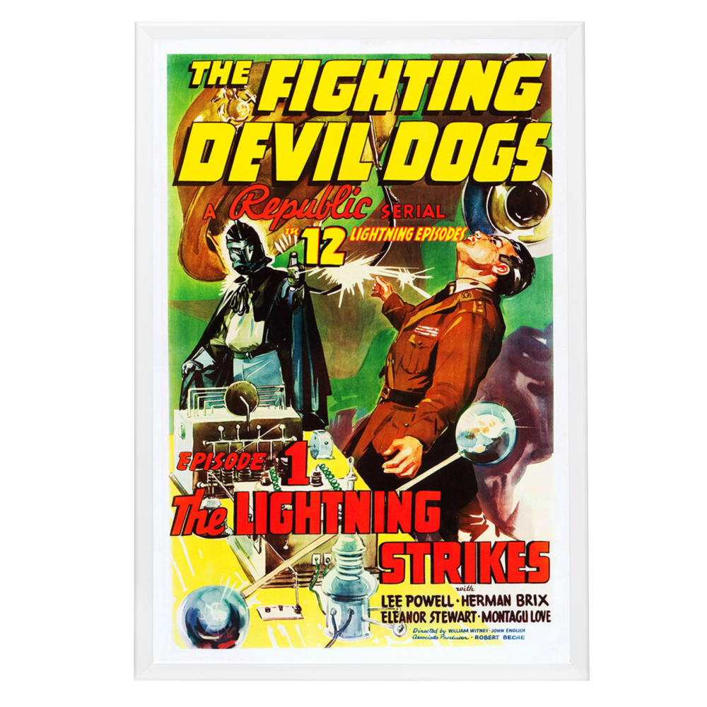 "Fighting Devil Dogs" (1938) Framed Movie Poster