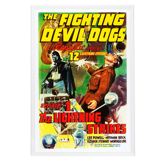 "Fighting Devil Dogs" (1938) Framed Movie Poster