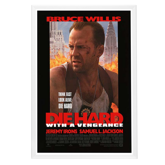 "Die Hard: With a Vengeance" (1995) Framed Movie Poster