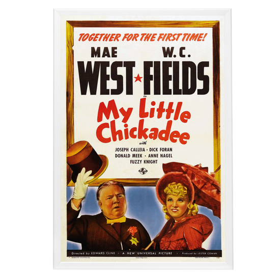 "My Little Chickadee" (1940) Framed Movie Poster