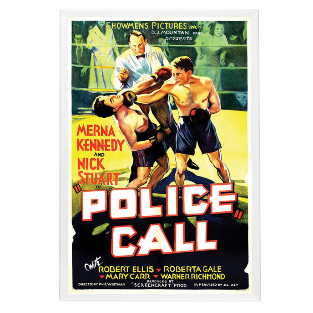 "Police Call" (1933) Framed Movie Poster