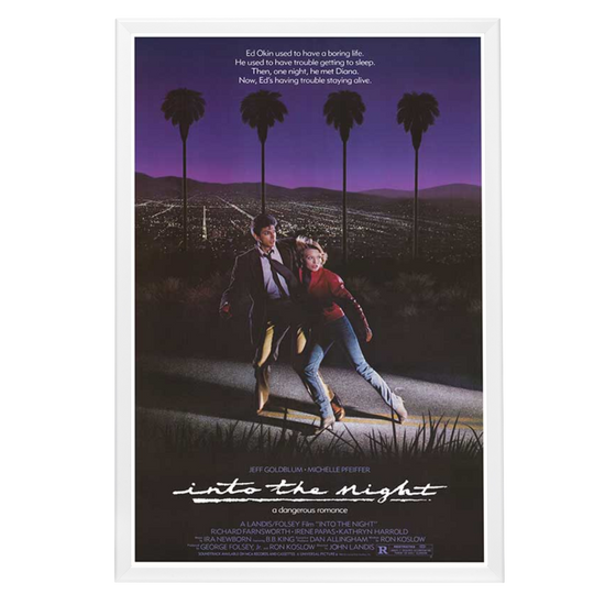 "Into the Night" (1985) Framed Movie Poster