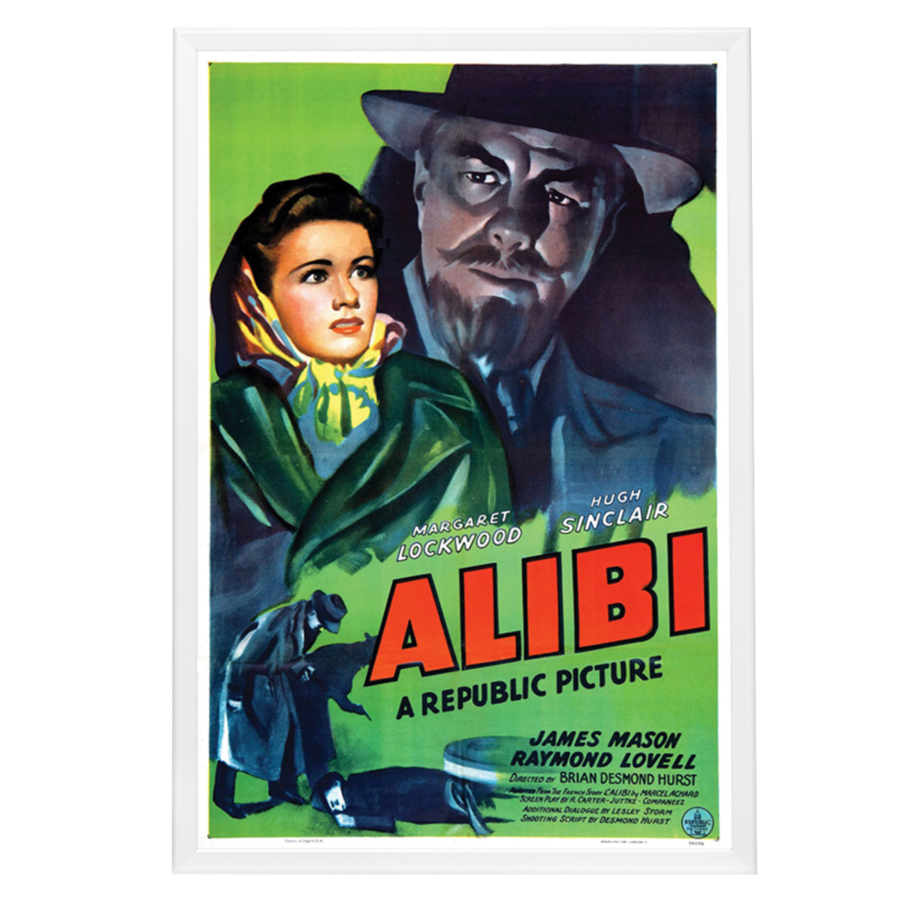 "Alibi" (1942) Framed Movie Poster