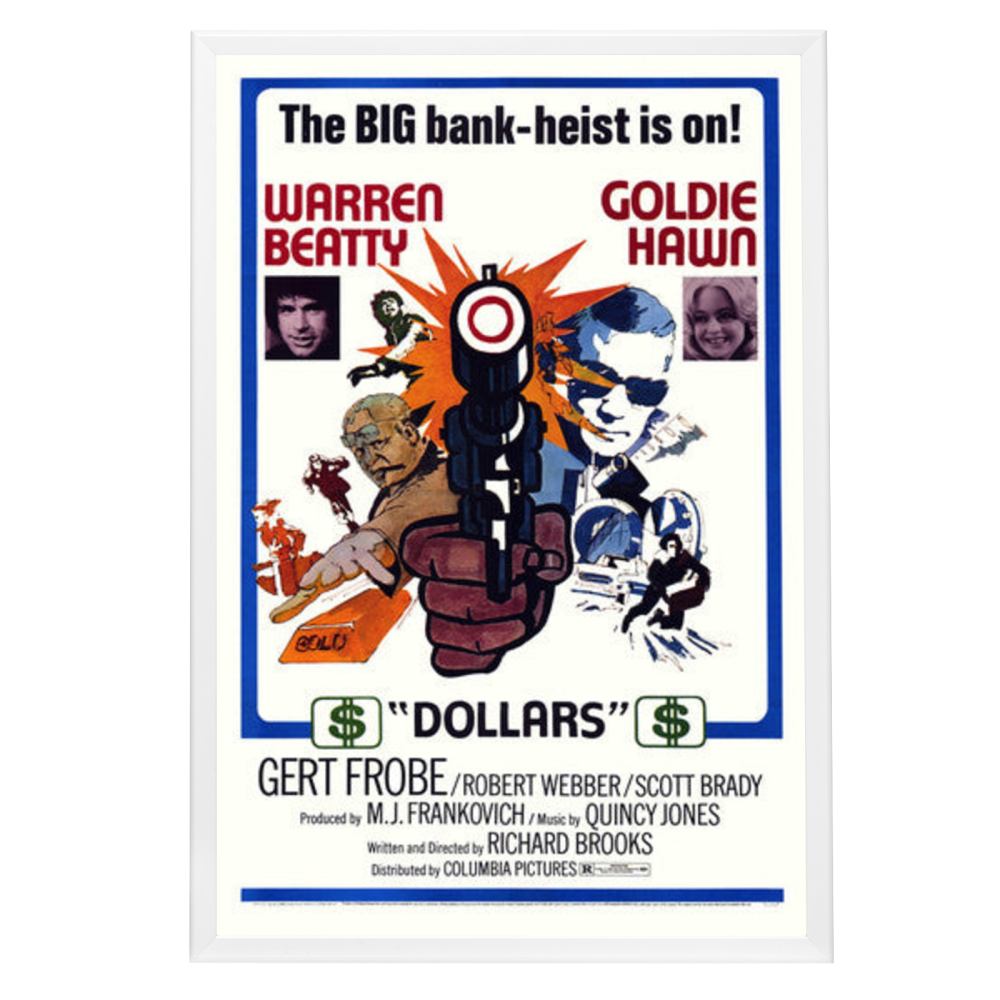 "Dollars" (1971) Framed Movie Poster