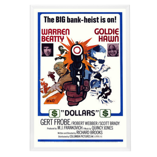 "Dollars" (1971) Framed Movie Poster