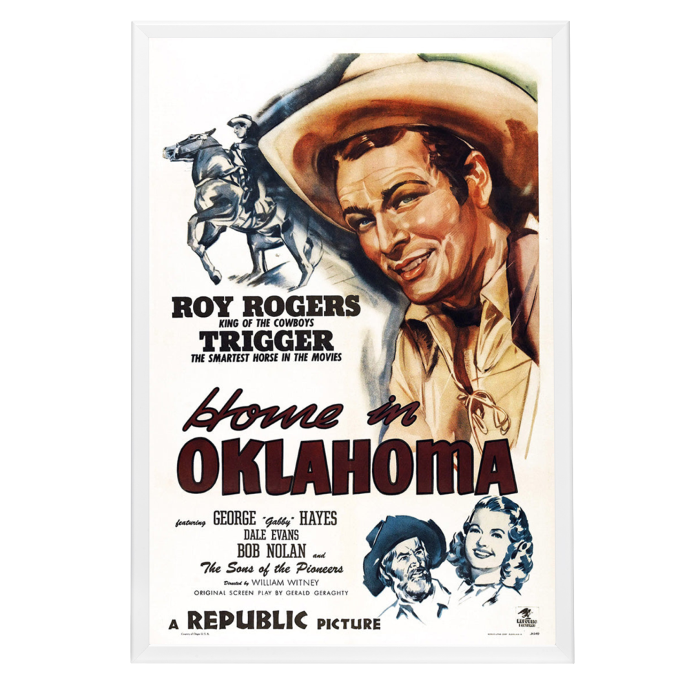 "Home In Oklahoma" (1946) Framed Movie Poster