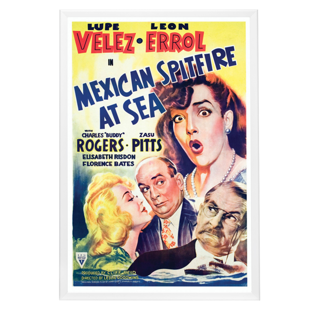 "Mexican Spitfire At Sea" (1942) Framed Movie Poster