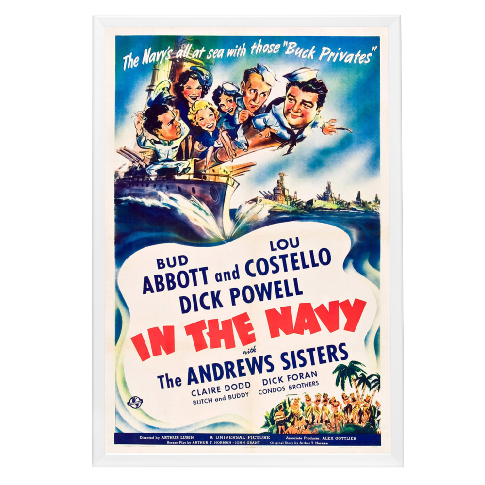 "In The Navy" (1941) Framed Movie Poster