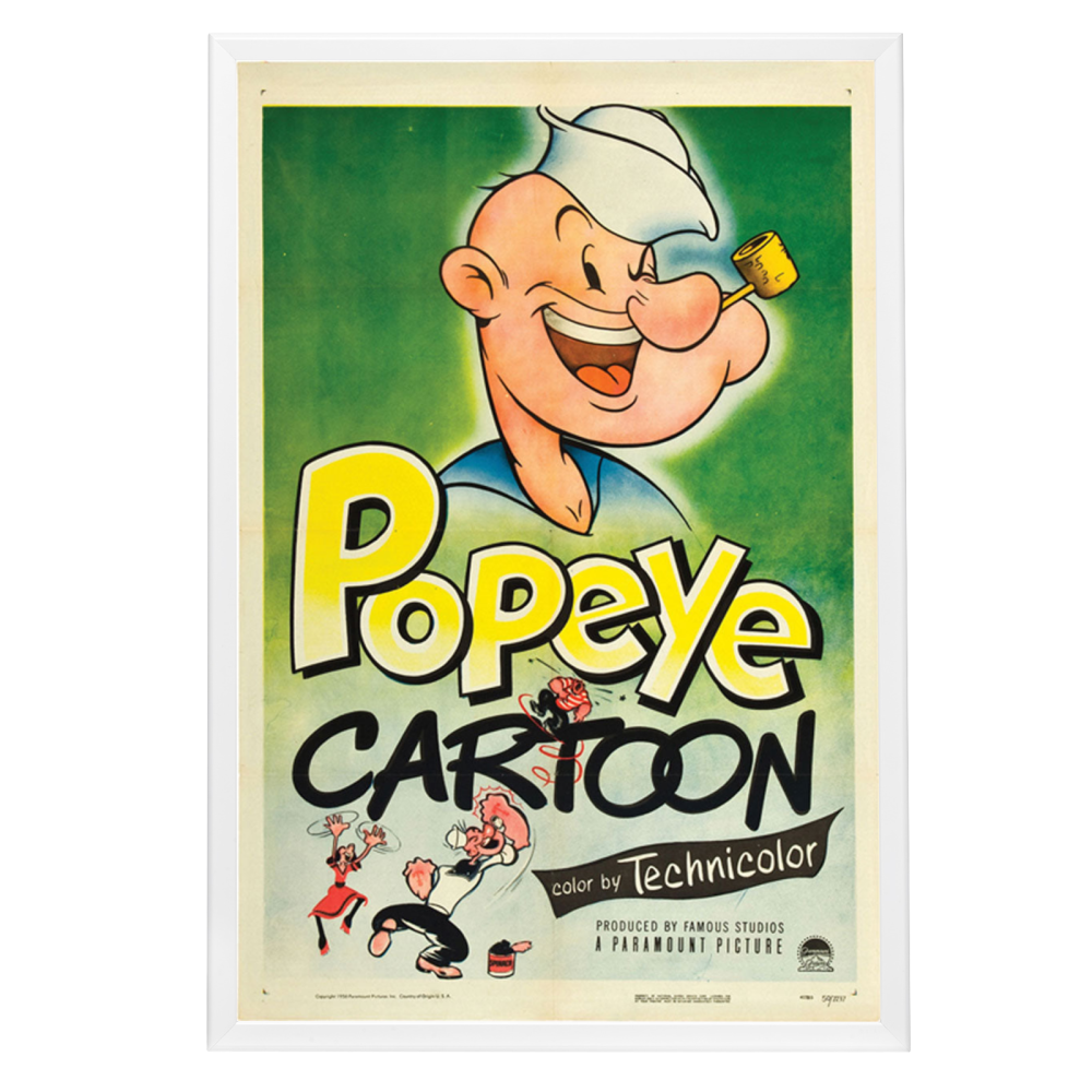 "Popeye" (1933) Framed Movie Poster