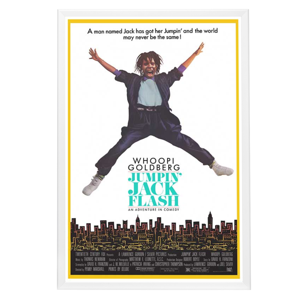 "Jumpin' Jack Flash" (1986) Framed Movie Poster