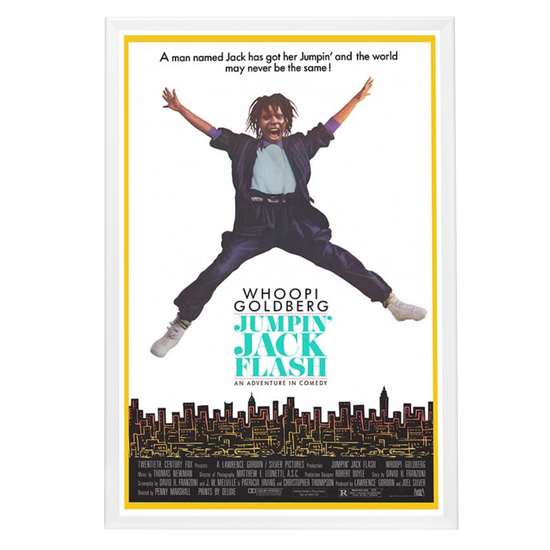 "Jumpin' Jack Flash" (1986) Framed Movie Poster