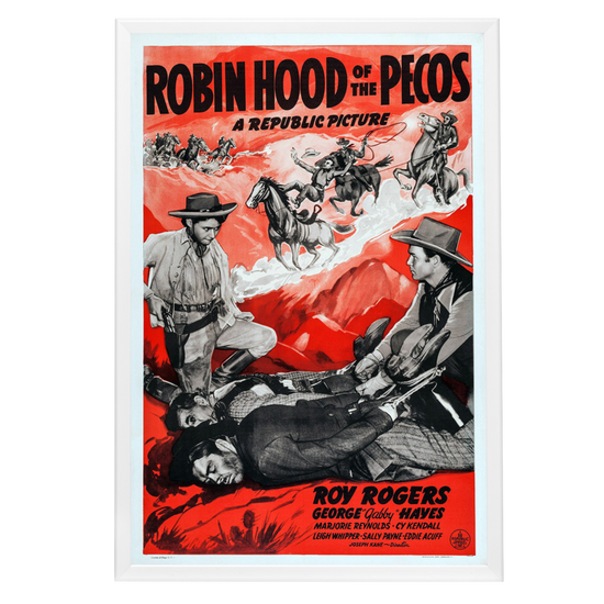 "Robin Hood Of The Pecos" (1941) Framed Movie Poster