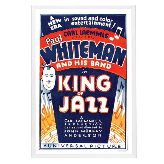 "King Of Jazz" (1930) Framed Movie Poster