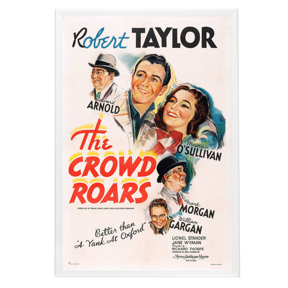 "Crowd Roars" (1932) Framed Movie Poster