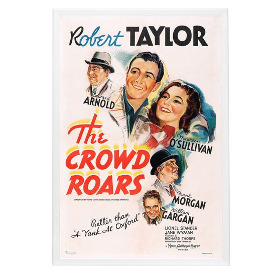 "Crowd Roars" (1932) Framed Movie Poster