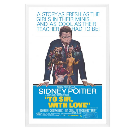 "To sir, with love" Framed Movie Poster