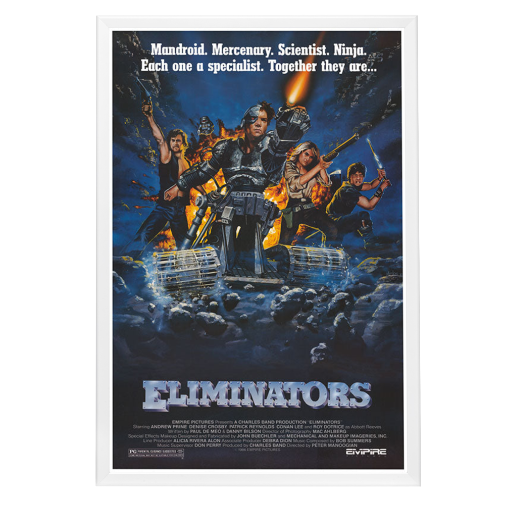 "Eliminators" (1986) Framed Movie Poster