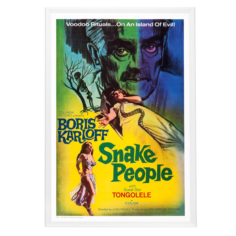 "Snake People" (1971) Framed Movie Poster
