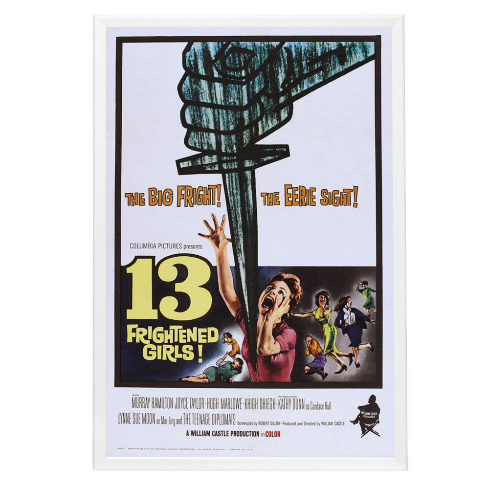 "13 Frightened Girls!" (1963) Framed Movie Poster