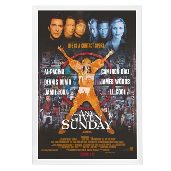 "Any Given Sunday" (1999) Framed Movie Poster