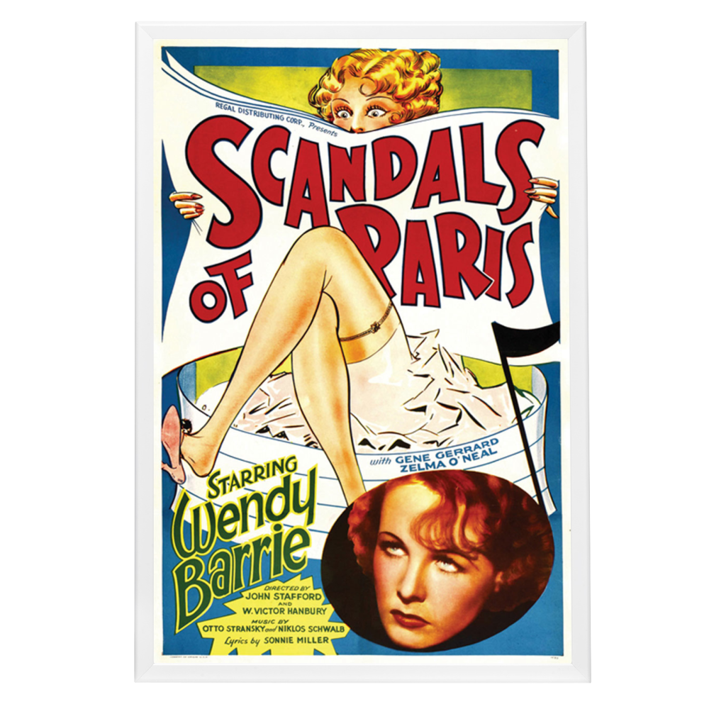 "Scandals Of Paris" (1934) Framed Movie Poster