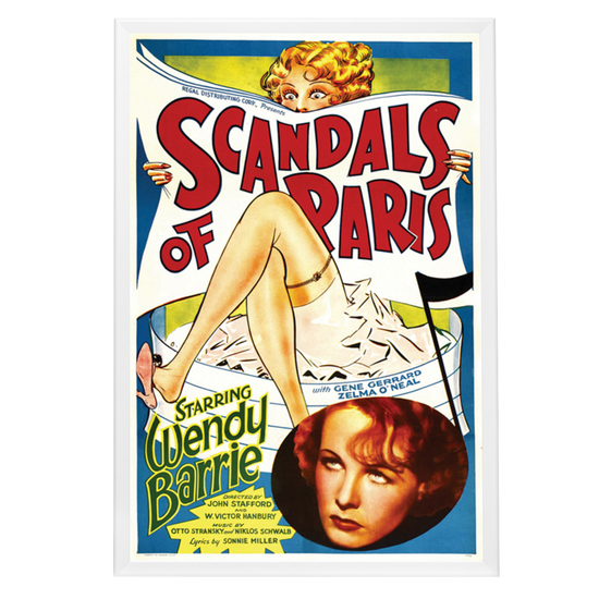 "Scandals Of Paris" (1934) Framed Movie Poster