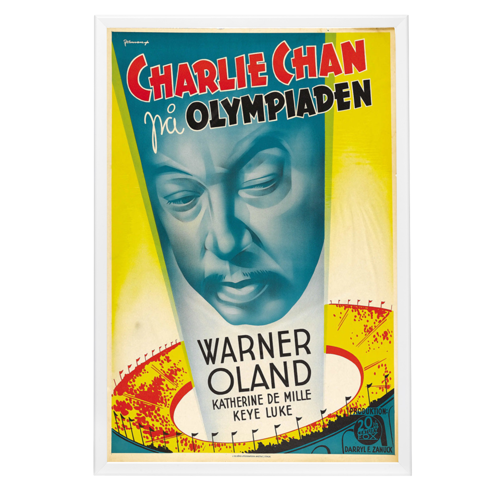 "Charlie Chan At The Olympics" (1937) Framed Movie Poster