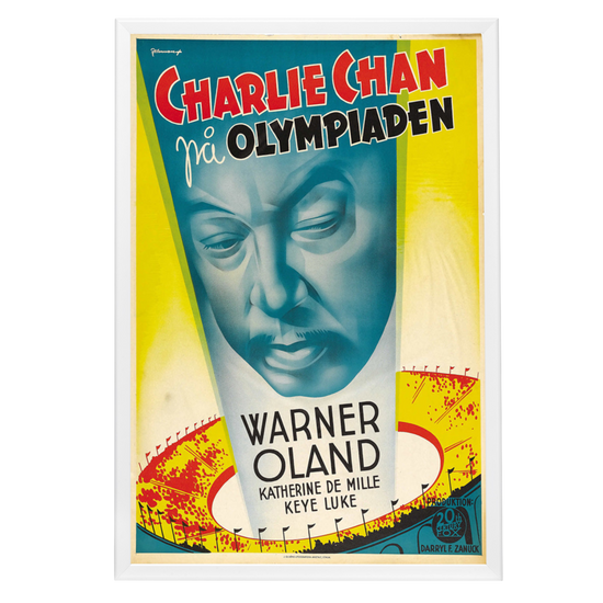 "Charlie Chan At The Olympics" (1937) Framed Movie Poster